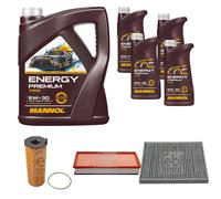 FEBI BILSTEIN Controllo Set 9L MANNOL Energy Premium 5W-30 Per VW Touareg