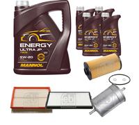 FEBI BILSTEIN Controllo Set 9L MANNOL Energy Ultra JP 5W-20 Per BMW 7 Serie E32