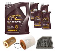 FEBI BILSTEIN Controllo Set 9L MANNOL EXTREME 5W-40 Per Audi A6 Allroad 4GH