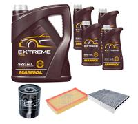 FEBI BILSTEIN Controllo Set 9L MANNOL EXTREME 5W-40 Per Jaguar XJ X350 R 4.2