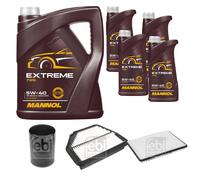 FEBI BILSTEIN Controllo Set 9L MANNOL EXTREME 5W-40 Per Opel Antara L07 3.2