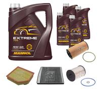 FEBI BILSTEIN Controllo Set 9L MANNOL Extreme 5W-40 Per Volvo V70 II SW 2.4