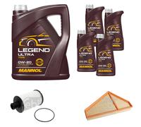 Febi BILSTEIN Controllo Set 9L mannol Legend Ultra 0W-20 per Jaguar