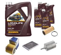 FEBI BILSTEIN Controllo Set 9L MANNOL LONGLIFE 504/507 5W-30 Per Audi A6