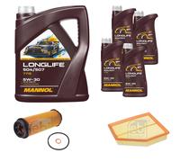 FEBI BILSTEIN Controllo Set 9L MANNOL LONGLIFE 504/507 5W-30 Per BMW 7er