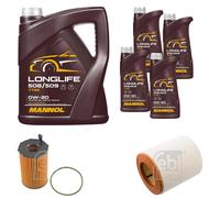 FEBI BILSTEIN Controllo Set 9L MANNOL LONGLIFE 508/509 0W-20 Per Audi A6