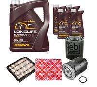 Febi BILSTEIN Controllo Set 9L mannol Longlife 508/509 0W-20 per Toyota Land