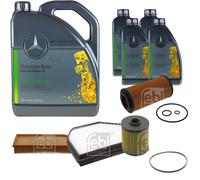 FEBI BILSTEIN Controllo Set 9L MB 229.51 5W-30 Per Mercedes-Benz E-Klasse