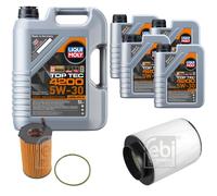 Febi BILSTEIN Controllo Set 9L Motore Liqui Moly Top Tec 4200 5W-30 per Audi