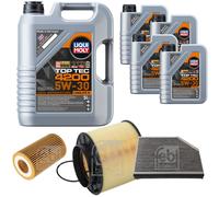 Febi BILSTEIN Controllo Set 9L Motore Liqui Moly Top Tec 4200 5W-30 per di Audi