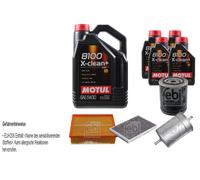 FEBI BILSTEIN Controllo Set 9L Motul 8100 X-Clean+ 5W30 Per Audi A4 8E2 B6