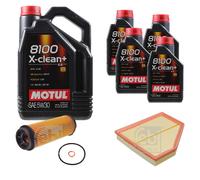 FEBI BILSTEIN Controllo Set 9L Motul 8100 X-Clean+ 5W30 Per BMW 3er Touring