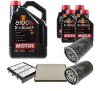 FEBI BILSTEIN Controllo Set 9L Motul 8100 X-Clean+ 5W30 Per KIA Cee'D SW ED