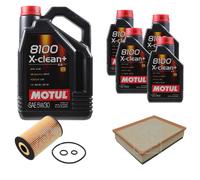 FEBI BILSTEIN Controllo Set 9L Motul 8100 X-CLEAN+ 5W30 Per VW Amarok 2H