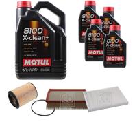 FEBI BILSTEIN Controllo Set 9L Motul 8100 X-Clean+ 5W30 Per VW Passat