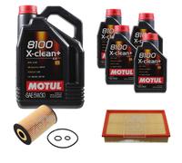 FEBI BILSTEIN Controllo Set 9L Motul 8100 X-Clean+ 5W30 Per VW Transporter