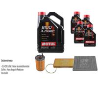 Febi BILSTEIN Controllo Set 9L Motul 8100 x-Pulire+5W30 per ' Aria Audi Q7 4LB