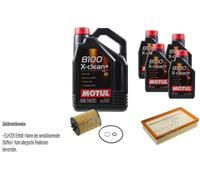 Febi BILSTEIN Controllo Set 9L Motul 8100 x-Pulire+5W30 per BMW 7er E65