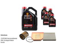 Febi BILSTEIN Controllo Set 9L Motul 8100 x-Pulire+5W30 per BMW Serie 4 Coupé