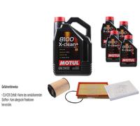 Febi BILSTEIN Controllo Set 9L Motul 8100 x-Pulire+5W30 per VW Multivan