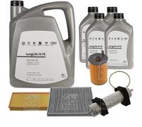 FEBI BILSTEIN Controllo Set 9L VW 0W30 LONG LIFE III Per Audi Q7 4LB 3.0 TDI