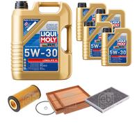 FEBI BILSTEIN Controllo set 9L9L Liqui Moly 5W30 Longlife3 per Audi A4 Avant