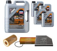 FEBI BILSTEIN Controllo set 9L9L Liqui Moly Top Tec 4200 5W-30 per Audi A5