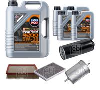 FEBI BILSTEIN Controllo set 9L9L Liqui Moly Top Tec 4200 5W-30 per Audi A6