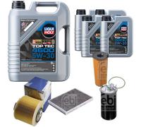 FEBI BILSTEIN Controllo set 9L9L Liqui Moly Top Tec 4600 5W-30 per Audi A6