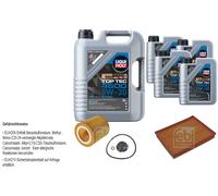 FEBI BILSTEIN Controllo set 9L9L Liqui Moly Top Tec 4600 5W-30 per BMW 3