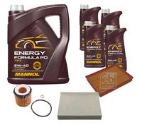 FEBI BILSTEIN Controllo set 9L9L MANNOL Energia Formula PD 5W-40 per BMW Serie 3