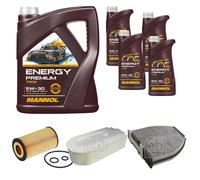 FEBI BILSTEIN Controllo set 9L9L MANNOL Energy Premium 5W-30 per Mercedes C