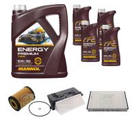 FEBI BILSTEIN Controllo set 9L9L MANNOL Energy Premium 5W-30 per Mercedes GLE