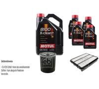 FEBI BILSTEIN Controllo set 9L9L Motul 8100 X-clean+ 5W30 per Toyota Land