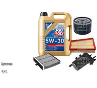 FEBI BILSTEIN Controllo set Liquido 5L Moly 5W30 Longlife3 per Renault Scénic