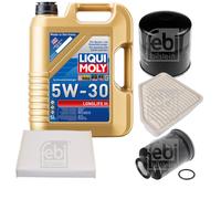 FEBI BILSTEIN Controllo set Liquido 5L Moly 5W30 Longlife3 per Toyota Auris