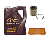 FEBI BILSTEIN Controllo Set MANNOL Energy 5W-30 per Fiat Linea 1.4 T-Jet 5 L
