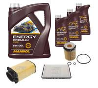 FEBI BILSTEIN Controllo set MANNOL Energy Premium da 8 litri 5W-30 per Mercedes