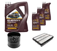 FEBI BILSTEIN Controllo set MANNOL Energy Premium da 8 litri 5W-30 per Toyota