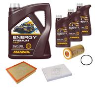 FEBI BILSTEIN Controllo set MANNOL Energy Premium da 8 litri 5W-30 per VW Amarok