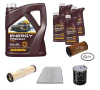 FEBI BILSTEIN Controllo set MANNOL Energy Premium da 9 litri 5W-30 per Mercedes