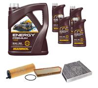 FEBI BILSTEIN Controllo set MANNOL Energy Premium da 9 litri 5W-30 per Mercedes