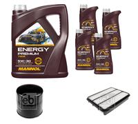 FEBI BILSTEIN Controllo set MANNOL Energy Premium da 9 litri 5W-30 per Toyota