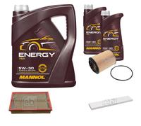 FEBI BILSTEIN Controllo Set Olio 5W-30 MANNOL 7 L per VW Sharan 2.8 VR6
