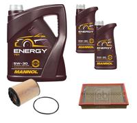 FEBI BILSTEIN Controllo Set Olio 5W-30 MANNOL 7 L per VW Sharan 2.8 VR6