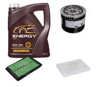 FEBI BILSTEIN Controllo Set Olio 5W-30 per Nissan Qashqai II 1.6 5L