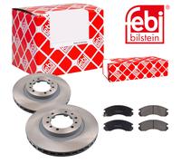 Febi BILSTEIN Dischi Freno Anteriori Ventilati + Pastiglie Dei per Mitsubishi L