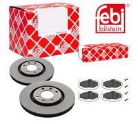 Febi BILSTEIN Dischi Freno Anteriori Ventilati + Pastiglie Del per Citroën