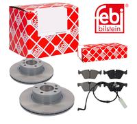 Febi BILSTEIN Dischi Freno Anteriori Ventilati + Pastiglie per BMW 3er Cabriolet