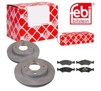 Febi BILSTEIN Dischi Freno Anteriori Ventilati + Pastiglie per Ford Puma Fiesta